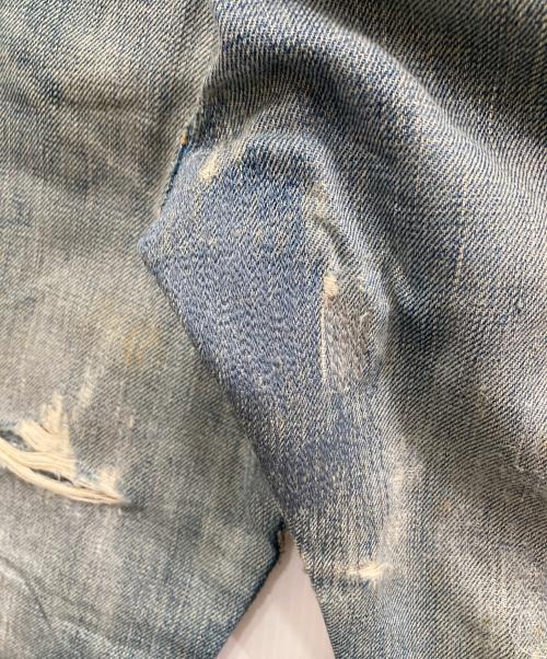 45rpm（45アールピーエム）45rpm (45アールピーエム) ダメージデニムパンツ ブルー サイズ:W32の古着・服飾アイテム