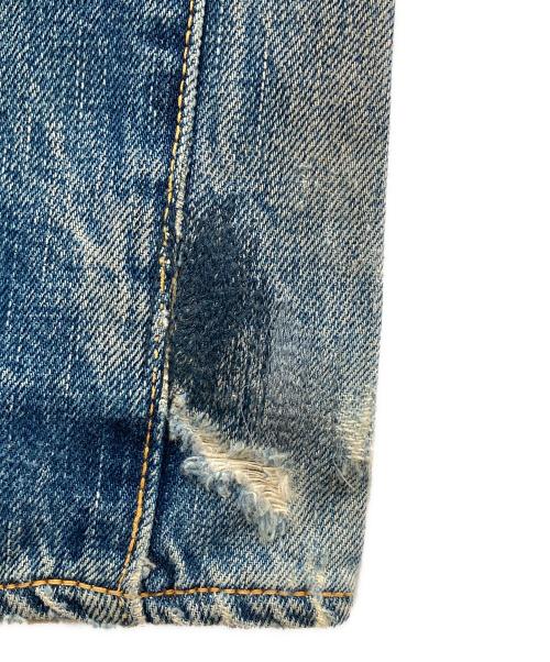 45rpm（45アールピーエム）45rpm (45アールピーエム) ダメージデニムパンツ ブルー サイズ:W32の古着・服飾アイテム