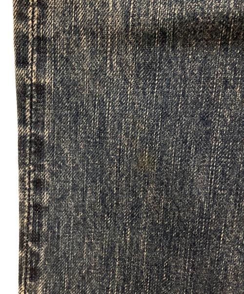 45rpm（45アールピーエム）45rpm (45アールピーエム) ダメージデニムパンツ ブルー サイズ:W33の古着・服飾アイテム