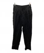 COMME des GARCONS HOMME PLUSコムデギャルソンオムプリュス）の古着「90'sリネンスラックス」｜ブラック