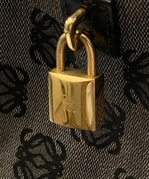 LOEWE（ロエベ）LOEWE (ロエベ) アナグラムミニボストンバッグ グレーの古着・服飾アイテム