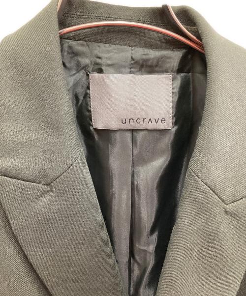 uncrave（アンクレイヴ）uncrave (アンクレイヴ) ダブルジャケット グリーンの古着・服飾アイテム