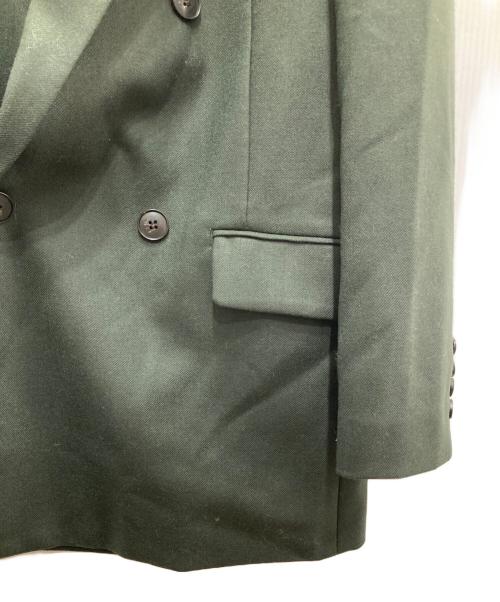 uncrave（アンクレイヴ）uncrave (アンクレイヴ) ダブルジャケット グリーンの古着・服飾アイテム