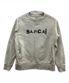 A.P.C.×sacaiアーペーセー×サカイ）の古着「APC Tani Sweatshirt」｜グレー