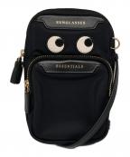 ANYA HINDMARCHアニヤ・ハインドマーチ）の古着「EYES ESSENTIALS CROSSBODY」｜ブラック