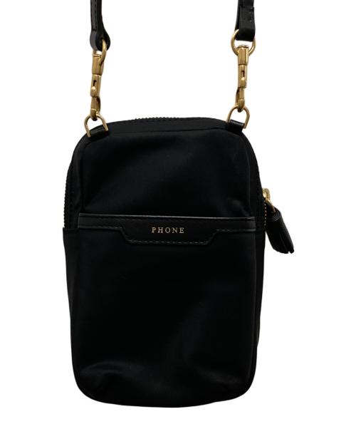 ANYA HINDMARCH（アニヤ・ハインドマーチ）ANYA HINDMARCH (アニヤハインドマーチ) EYES ESSENTIALS CROSSBODY ブラックの古着・服飾アイテム