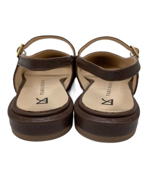 FABIO RUSCONI（ファビオルスコーニ）FABIO RUSCONI (ファビオルスコーニ) メリージェーンパンプス ブラウン サイズ:37 １/2の古着・服飾アイテム