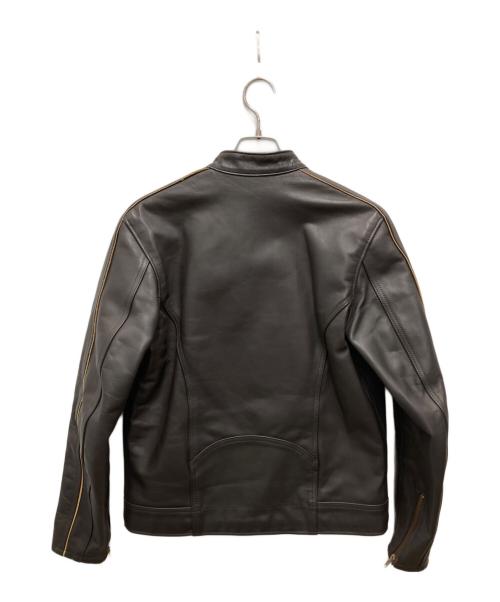 SCHOTT BROS.（ショット）SCHOTT BROS. (ショットブロス) 686シングルレザージャケット ブラウン サイズ:38の古着・服飾アイテム