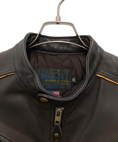 SCHOTT BROS.（ショット）SCHOTT BROS. (ショットブロス) 686シングルレザージャケット ブラウン サイズ:38の古着・服飾アイテム