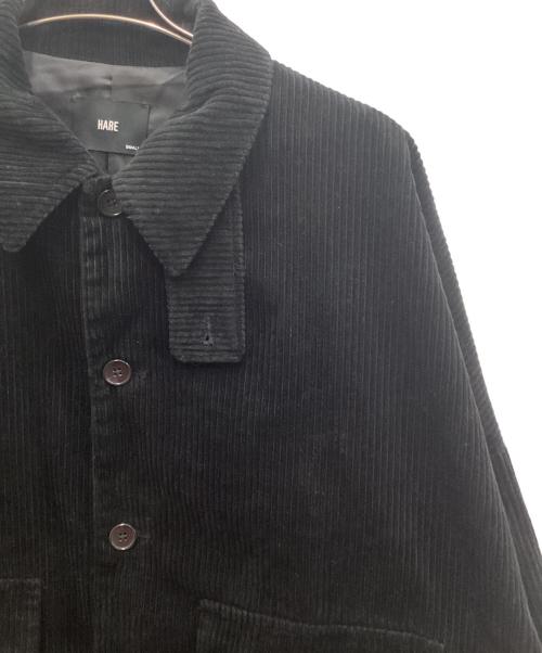 HARE（ハレ）HARE (ハレ) コーデュロイジャケット ブラック サイズ:Ｓの古着・服飾アイテム