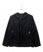 MAMMUTマムート）の古着「Microlayer HS Hooded Jacket AF」｜ブラック
