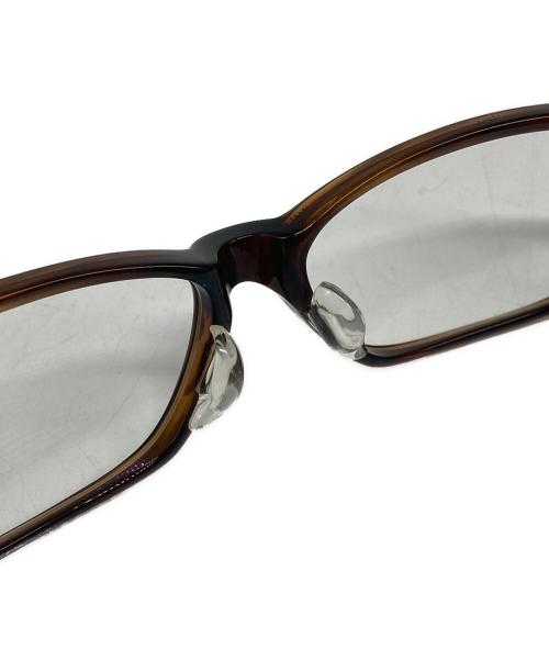 999.9（フォーナインズ）999.9 (フォーナインズ) 伊達眼鏡 ブラウン サイズ:56口15の古着・服飾アイテム