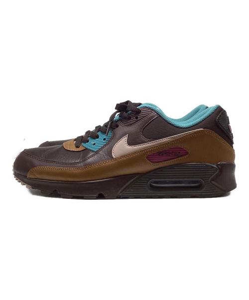 NIKE（ナイキ）NIKE (ナイキ) AIR MAX 90 GTX VELVET ブラウン×グリーン サイズ:28.5の古着・服飾アイテム