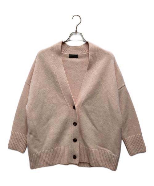 uncrave（アンクレイヴ）uncrave (アンクレイヴ) Vネックニットカーディガン ピンク サイズ:1の古着・服飾アイテム