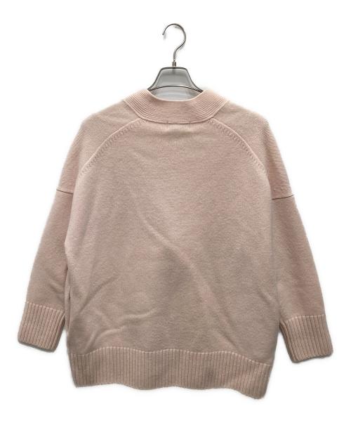 uncrave（アンクレイヴ）uncrave (アンクレイヴ) Vネックニットカーディガン ピンク サイズ:1の古着・服飾アイテム