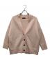uncrave（アンクレイヴ）の古着「Vネックニットカーディガン」｜ピンク