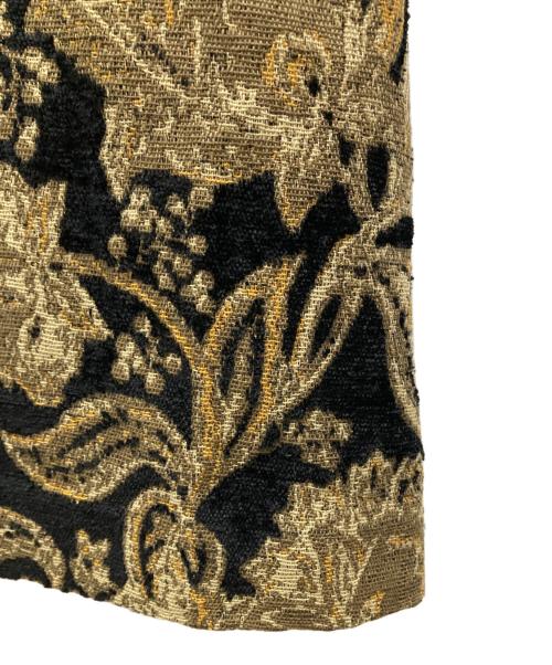 JOHNBULL（ジョンブル）JOHNBULL (ジョンブル) ジャガードミディスカート イエロー サイズ:Sの古着・服飾アイテム