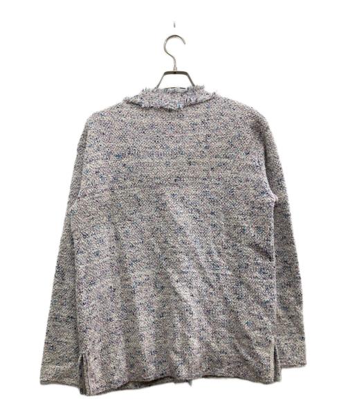 suadeo（スアデオ）suadeo (スアデオ) ニットツイードジャケット アイボリー サイズ:Freeの古着・服飾アイテム