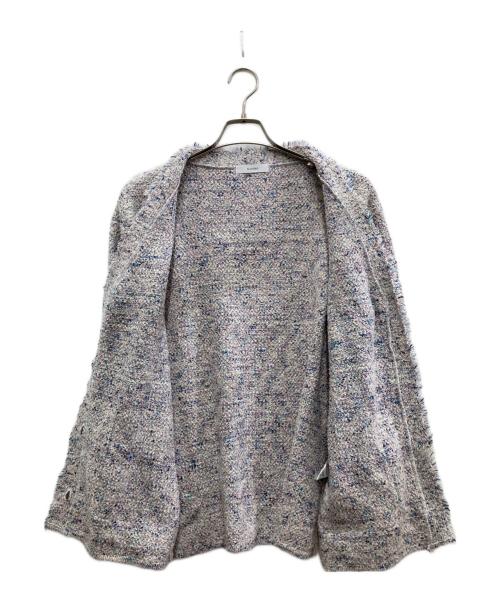 suadeo（スアデオ）suadeo (スアデオ) ニットツイードジャケット アイボリー サイズ:Freeの古着・服飾アイテム