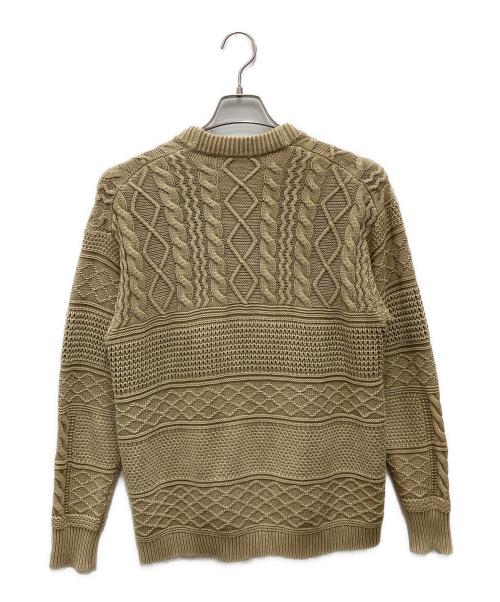 Schott（ショット）Schott (ショット) ジップカーディガン ベージュ サイズ:Sの古着・服飾アイテム