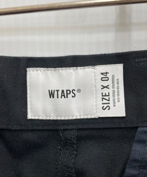 WTAPS（ダブルタップス）WTAPS (ダブルタップス) CREASE TROUSERS CTPL. TWILL ブラック サイズ:04の古着・服飾アイテム