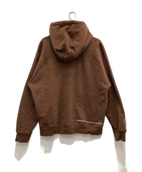 NIKE（ナイキ）NIKE (ナイキ) U NK SB FLC PO HD YUTO GFX ブラウン サイズ:XXLの古着・服飾アイテム