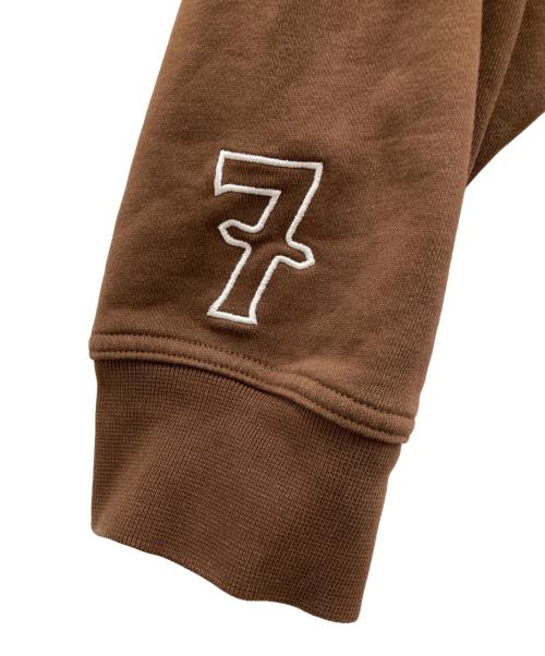 NIKE（ナイキ）NIKE (ナイキ) U NK SB FLC PO HD YUTO GFX ブラウン サイズ:XXLの古着・服飾アイテム