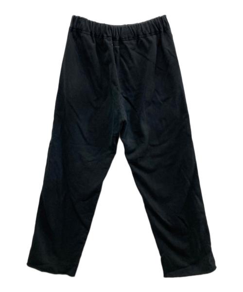 MM6 Maison Margiela（エムエムシックスメゾンマルジェラ）MM6 Maison Margiela (エムエムシックス メゾンマルジェラ) 6ロゴ スウェットパンツ ブラック サイズ:XSの古着・服飾アイテム