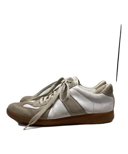 Maison Margiela（メゾンマルジェラ）Maison Margiela (メゾンマルジェラ) ジャーマントレーナー ホワイト×グレー サイズ:表記無しの古着・服飾アイテム