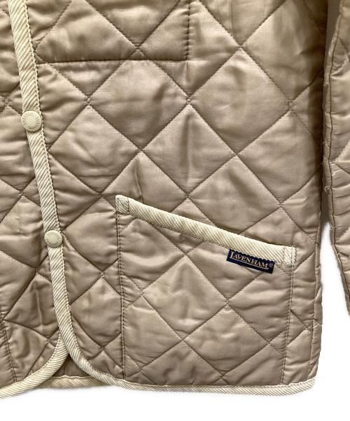 LAVENHAM（ラベンハム）LAVENHAM (ラベンハム) キルティングジャケット ベージュ サイズ:36の古着・服飾アイテム
