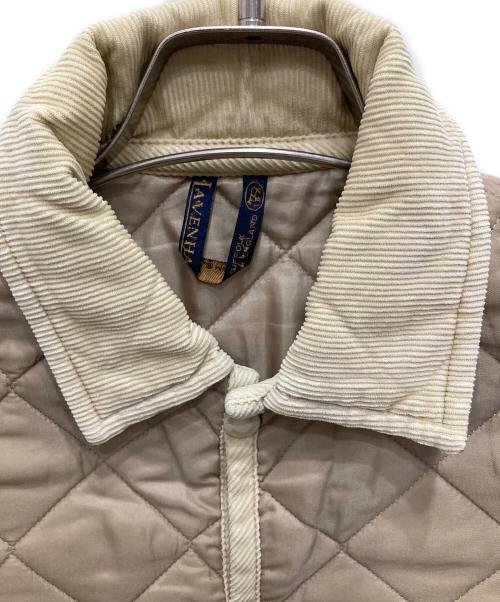LAVENHAM（ラベンハム）LAVENHAM (ラベンハム) キルティングジャケット ベージュ サイズ:36の古着・服飾アイテム