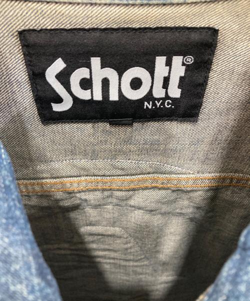 Schott（ショット）Schott (ショット) デニムジャケット ブルー サイズ:XLの古着・服飾アイテム