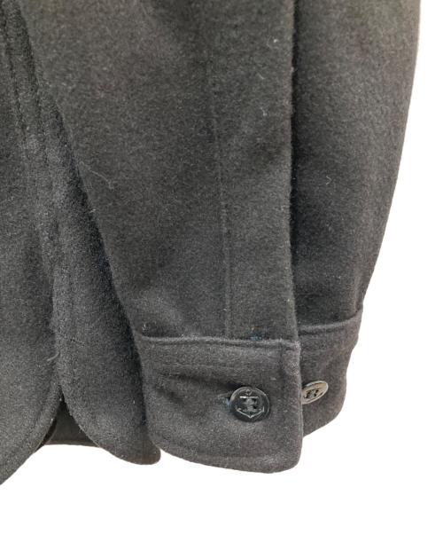 Schott（ショット）Schott (ショット) ウールCPOジャケット ブラック サイズ:Sの古着・服飾アイテム