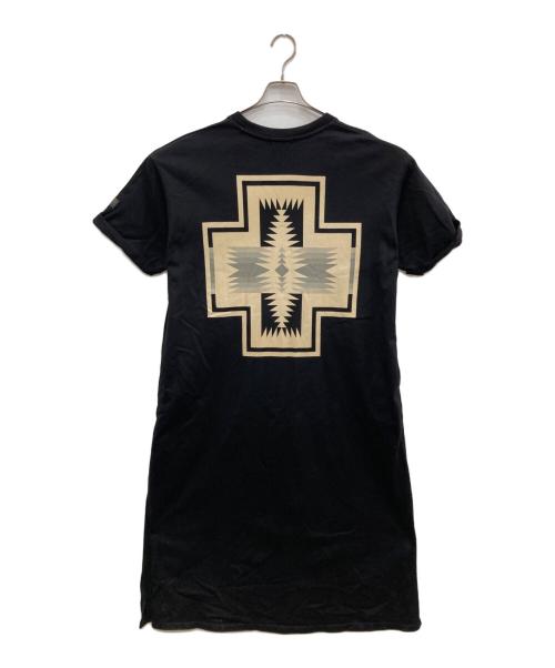 PENDLETON（ペンドルトン）PENDLETON (ペンドルトン) 半袖ワンピース ブラック サイズ:Fの古着・服飾アイテム