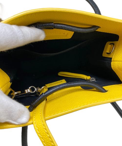 BALENCIAGA（バレンシアガ）BALENCIAGA (バレンシアガ) 2wayショッピングトートバッグXXS イエローの古着・服飾アイテム