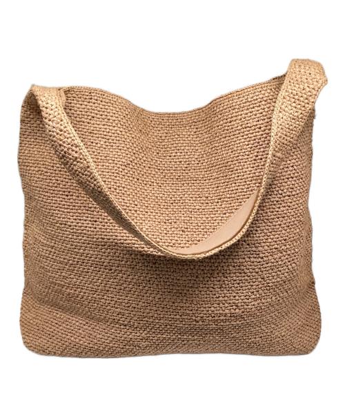 HELEN KAMINSKI（ヘレンカミンスキー）HELEN KAMINSKI (ヘレンカミンスキー) LOTO ラフィアトートバッグ ベージュ サイズ:ONE SIZEの古着・服飾アイテム