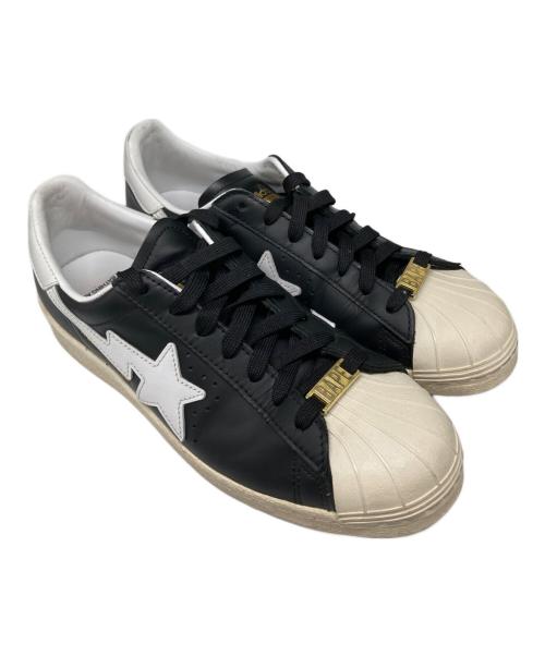 adidas（アディダス）adidas (アディダス) A BATHING APE (ア ベイシング エイプ) Superstar ブラック サイズ:27cmの古着・服飾アイテム
