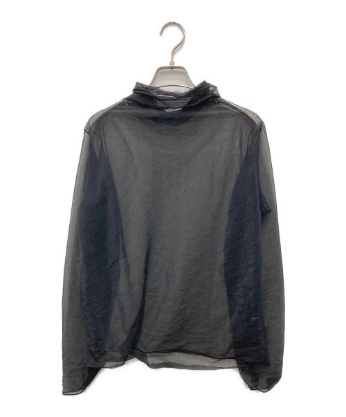 HARDY NOIR（アルディーノアール）HARDY NOIR (アルディーノアール) シアーハイネックカットソー ブラック サイズ:表記無し(実寸サイズをご参照下さい)の古着・服飾アイテム