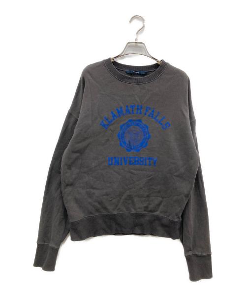 FRAMeWORK（フレームワーク）FRAMeWORK (フレームワーク) カレッジロゴスエット ブラウン サイズ:Freeの古着・服飾アイテム