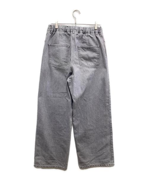 FRAMeWORK（フレームワーク）FRAMeWORK (フレームワーク) ブリーチデニムイージーパンツ グレー サイズ:Sの古着・服飾アイテム