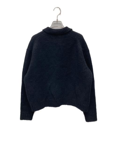 FRAMeWORK（フレームワーク）FRAMeWORK (フレームワーク) メタルボタン衿付きカーディガン グレー サイズ:Fの古着・服飾アイテム