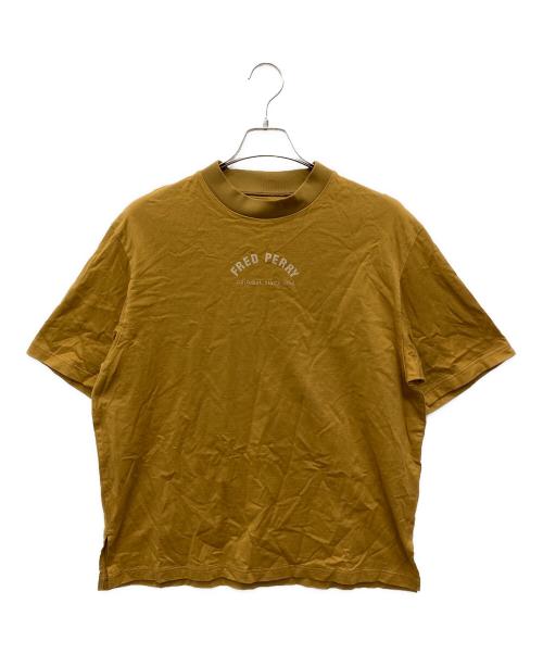 FRED PERRY（フレッドペリー）FRED PERRY (フレッドペリー) ロゴTシャツ イエロー サイズ:チェスト9～106 身長180～190の古着・服飾アイテム