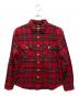 stussy（ステューシー）の古着「チェックシャツ」｜レッド×グリーン