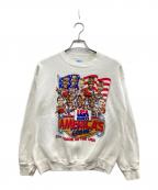 SALEMセーラム）の古着「90`SヴィンテージNBAプリントスウェット」｜ホワイト