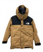 THE NORTH FACEザ ノース フェイス）の古着「MOUNTAIN DOWN COAT」｜ベージュ×ブラック