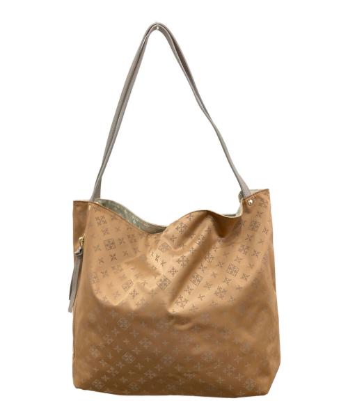 russet（ラシット）russet (ラシット) リバーシブルナイロントートバッグ ブラウンの古着・服飾アイテム