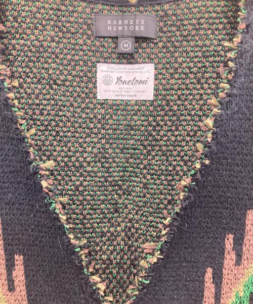 BARNEYS NEWYORK（バーニーズ・ニューヨーク）BARNEYS NEWYORK (バーニーズ・ニューヨーク) ニットベスト ブラック サイズ:44の古着・服飾アイテム