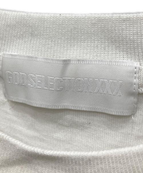 GOD SELECTION XXX（ゴッドセレクショントリプルエックス）GOD SELECTION XXX (ゴッドセレクショントリプルエックス) プリントTシャツ ホワイト サイズ:Mの古着・服飾アイテム