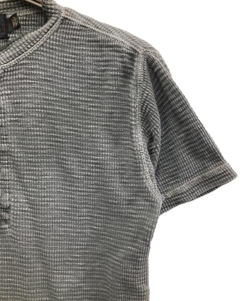 RRL（ダブルアールエル）RRL (ダブルアール) ヘンリーネックTシャツ グレー サイズ:Sの古着・服飾アイテム