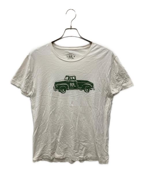 RRL（ダブルアールエル）RRL (ダブルアールエル) プリントTシャツ ホワイト サイズ:Mの古着・服飾アイテム